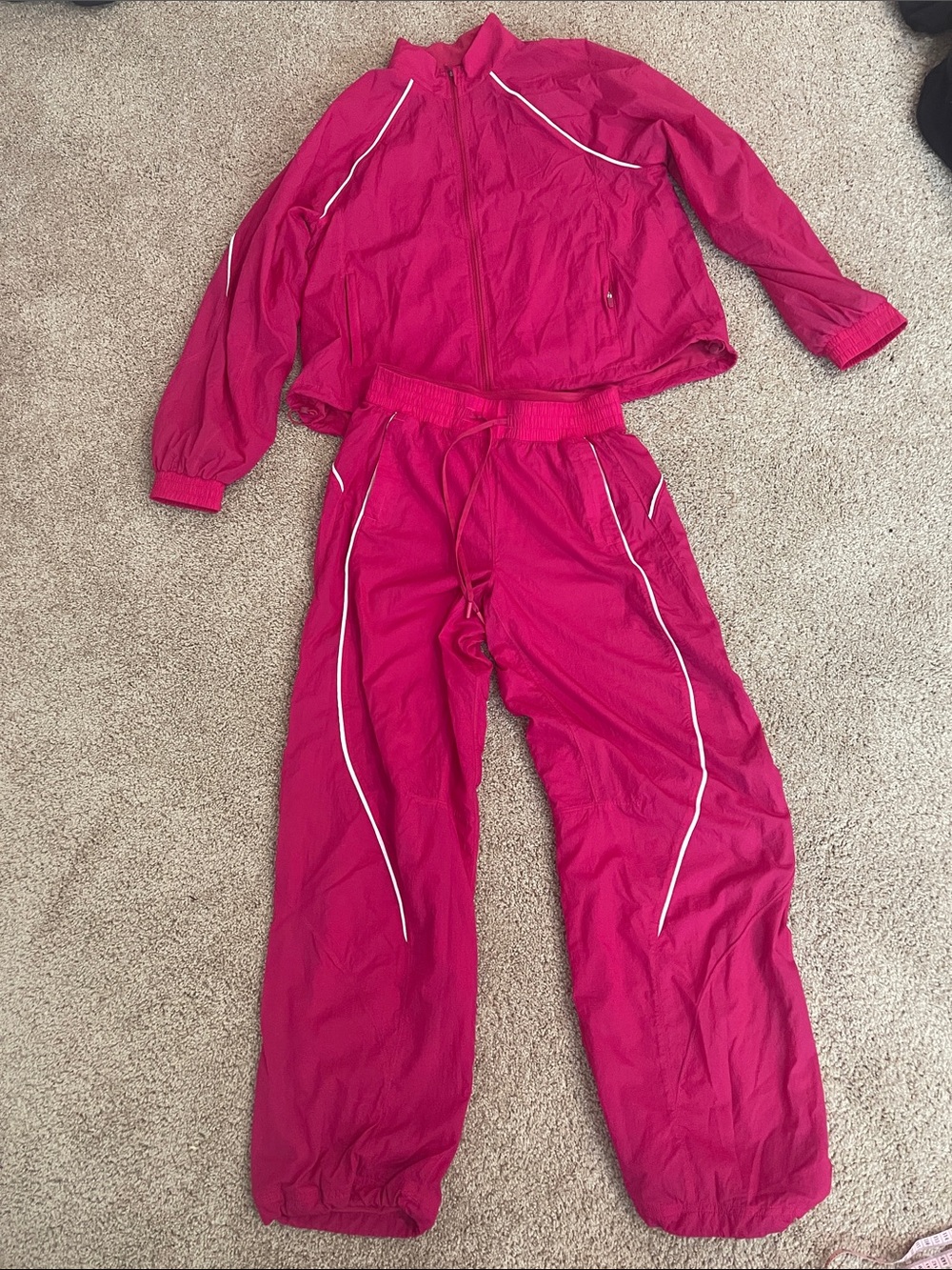 lululemon athletica Pink Track Pants & Jacket Set